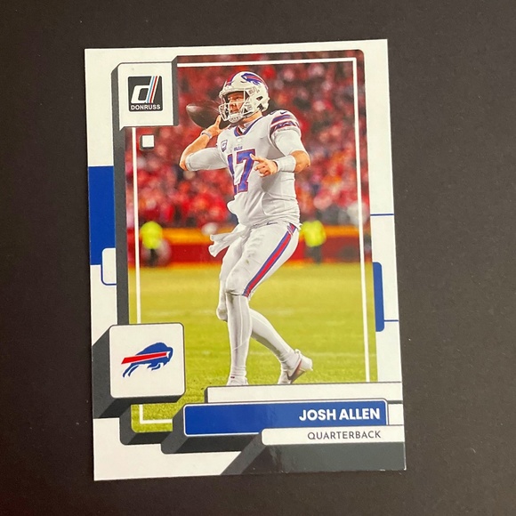 Josh Allen: Buffalo Bills, Quarterback, 2022 Panini Donruss Football #116 - Picture 1 of 2